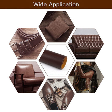 Premium Self Adhesive Leather Repair Sticker Brown